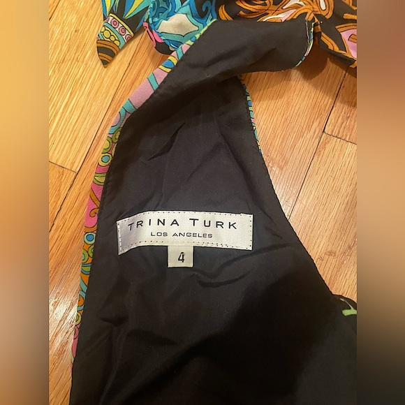 Trina Turk Paisley Halter Sheath Dress - Picture 5 of 6